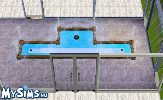 Sims 3 Beltéri szökőkút