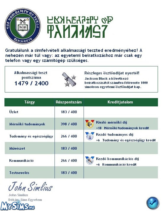 Alkalmassági teszt