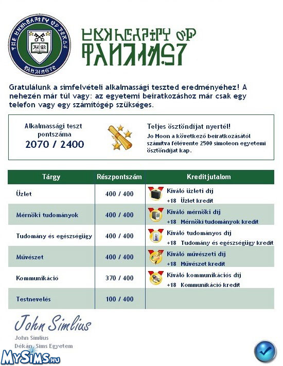 Alkalmassági teszt