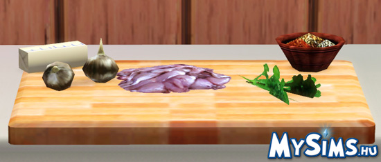 Sims 3 A világ körül ételek
